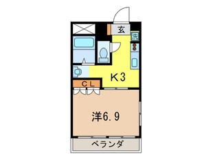 フェリ－チェの物件間取画像